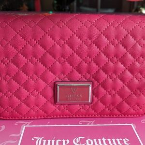 BNWOT Guess Pink Crossbody Purse